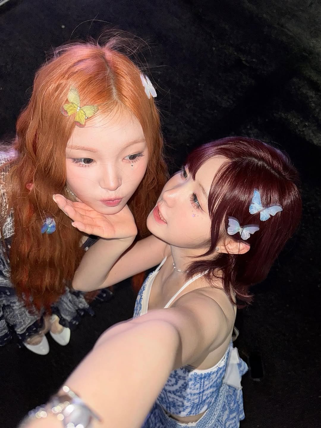 Photo by SAY MY NAME (세이마이네임) on September 24, 2025. May be an image of 1 person, hair, doll and text.