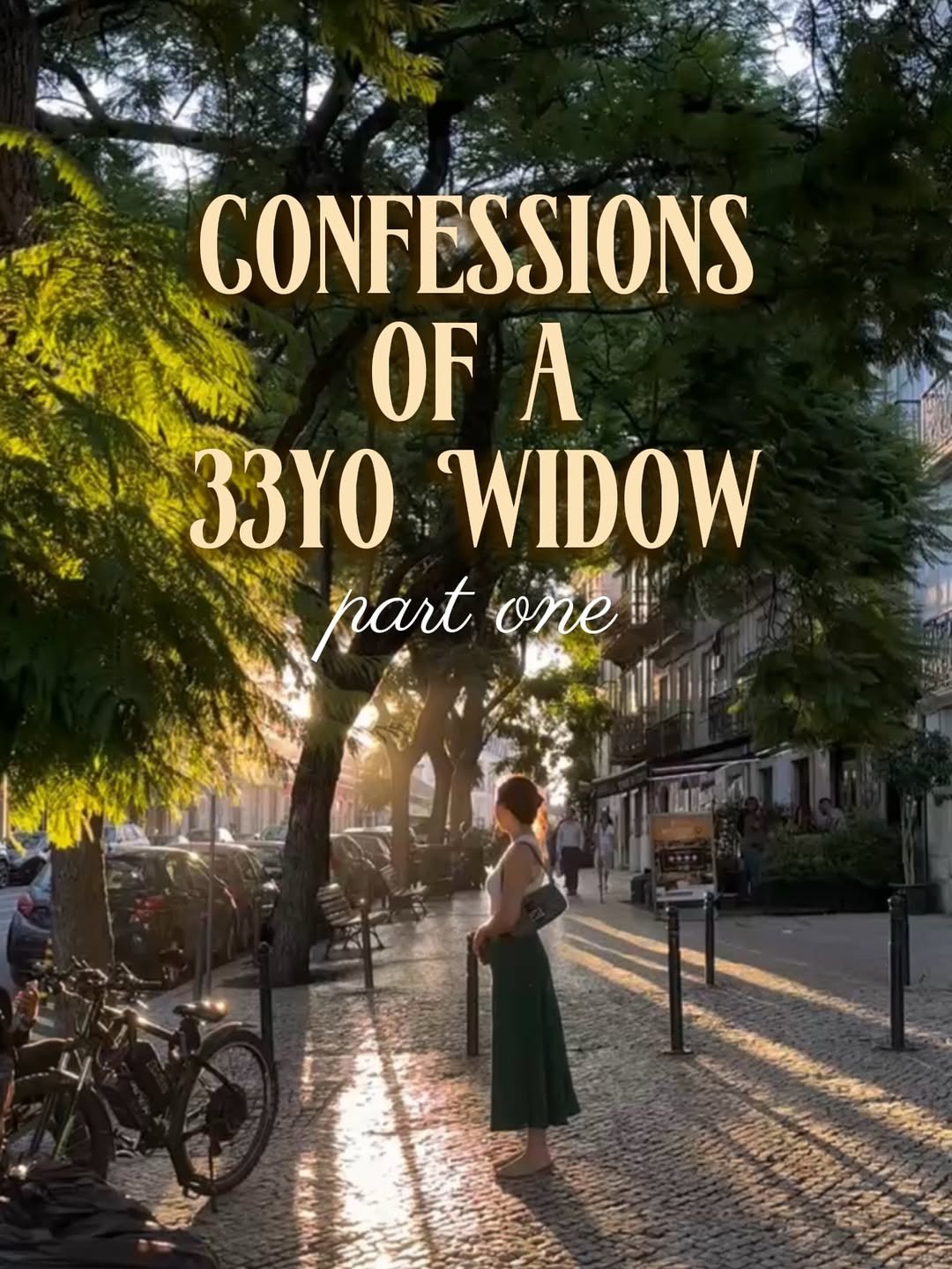 Photo by Sabrina 🫶🏼 life after loss on March 24, 2026. May be an image of poster, book and text that says 'CONFESSIONS OF A 33Y0 WIDOW part one'.