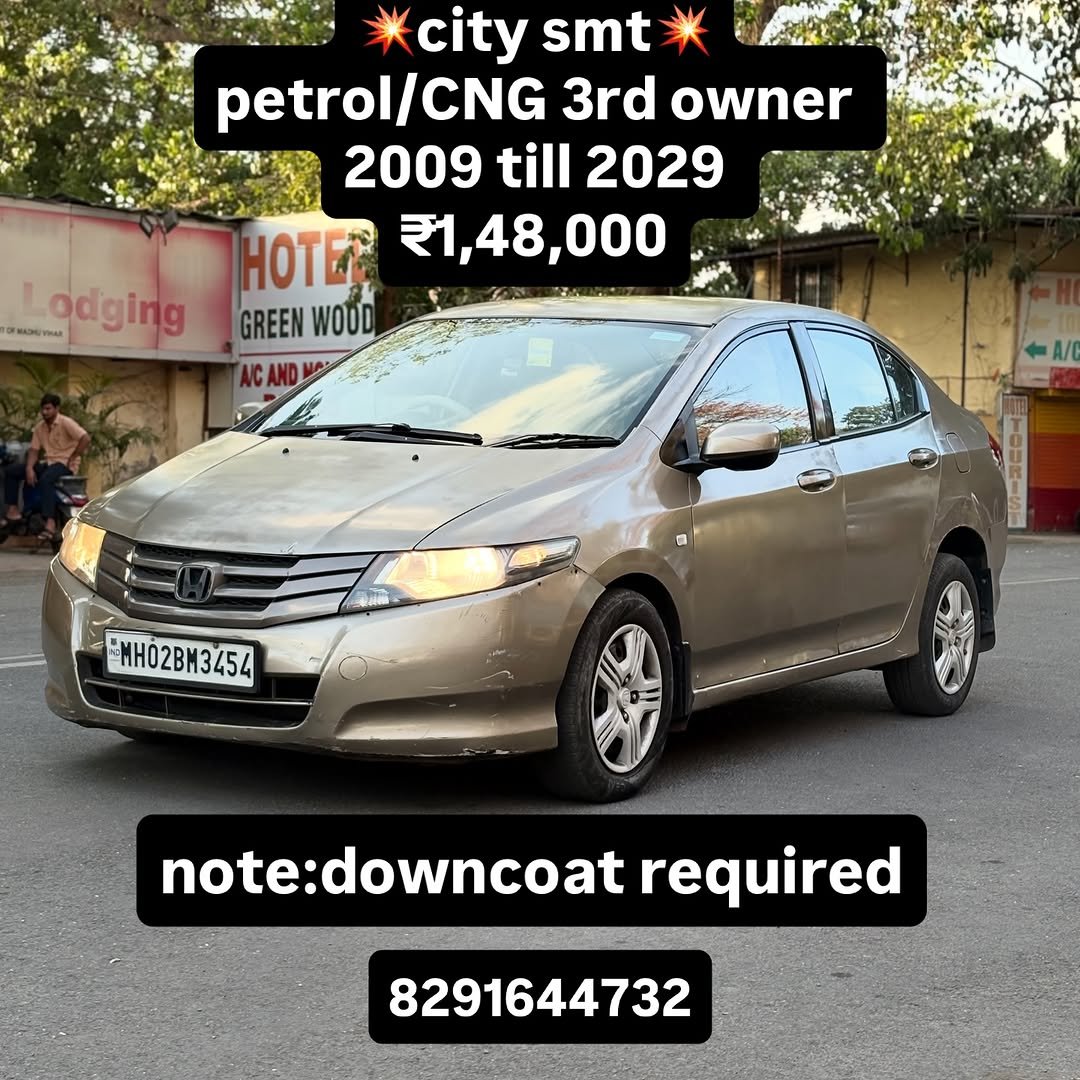 safa_cars93 게시물 이미지: HONDA CITY SMT
PETROL CNG
MODEL 2009
PASSING...