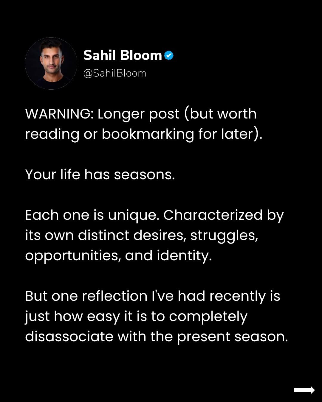 sahilbloom 게시물 이미지: Why are you in such a rush?

Send this to...