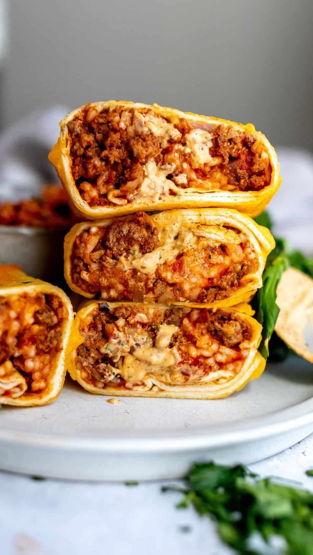 sailor_bailey 게시물 이미지: Grilled Cheese Burrito with chipotle crema OMG...