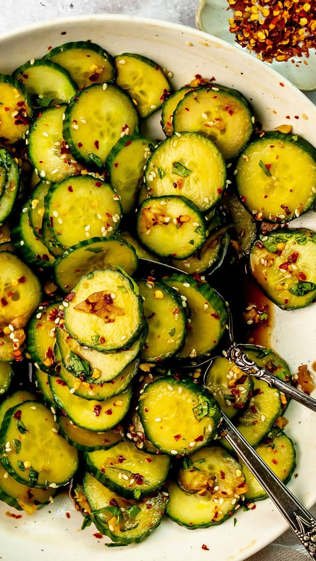 sailor_bailey 게시물 이미지: Spicy cucumber salad - a takeout fave but I...