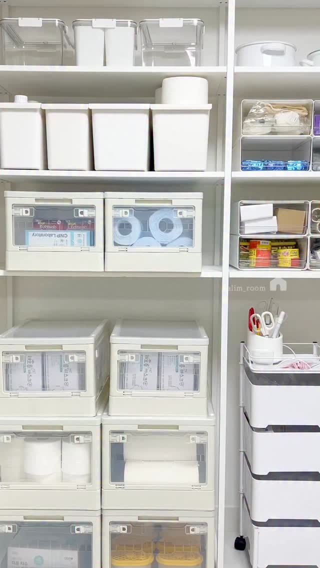 salim_room 게시물 이미지: 써보고 만족한 수납꿀템 3가지 
1.투명서랍함 
투명하여 물건 구분이 쉽고...