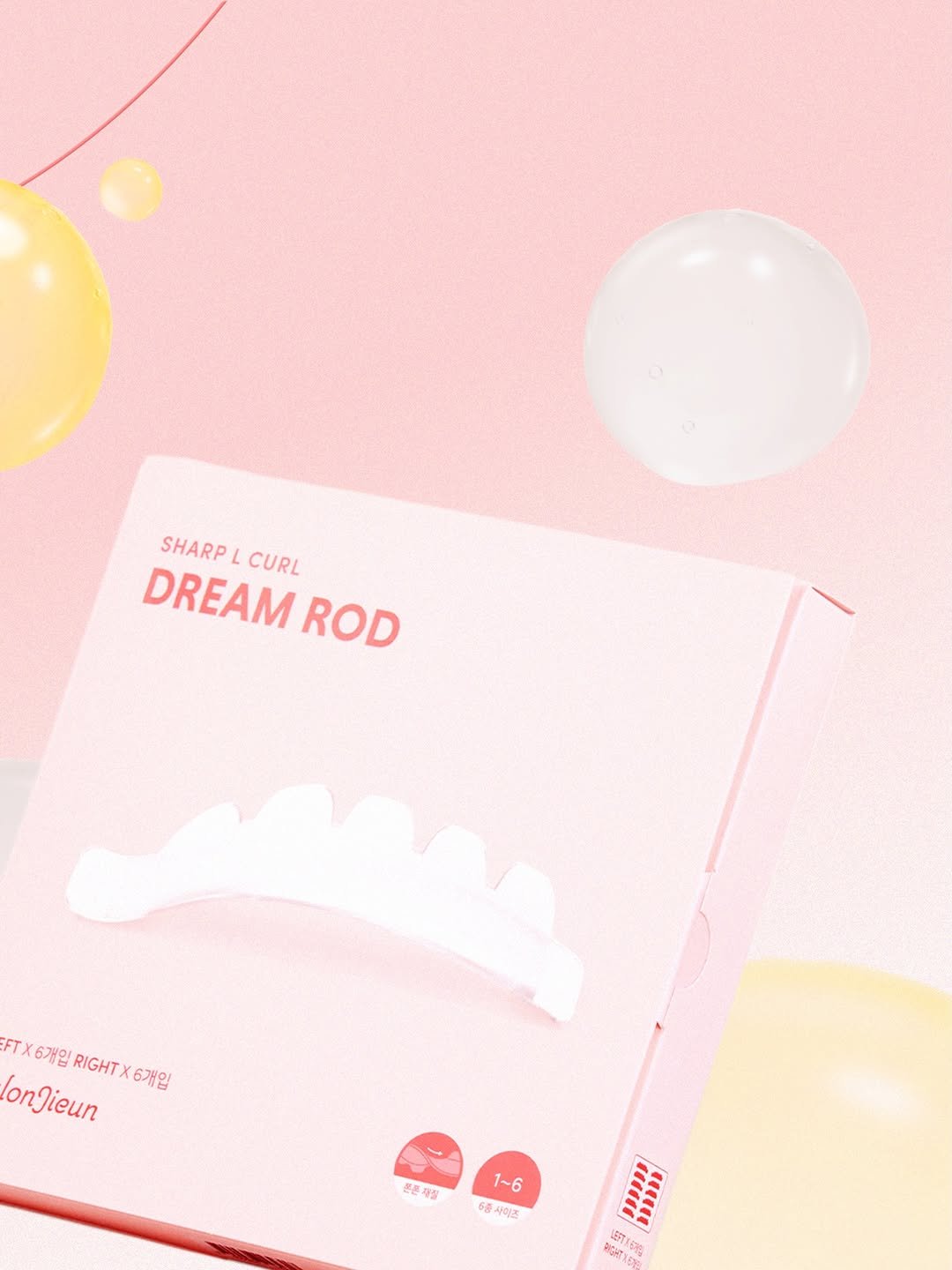 Photo by 살롱지은💗 : [ 속펌장인 ] 속눈썹펌재료 on March 29, 2026. May be an image of poster, hand cream, dental floss, magazine and text that says 'SHARPL SHARP DREAM CURL ROD EFTX X6개입 lonJieun RIGHTX FTX6개입RIGHTX6개입 X 6개입 몬튼 본혼재질 애을 1-6 6 1-6 6종 사이즈 ทรส์ LESTXC'.