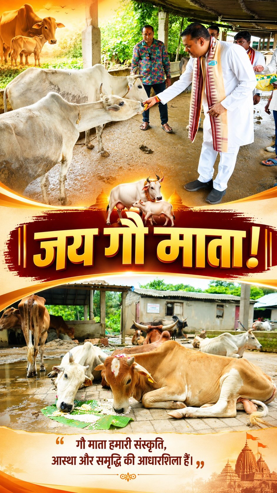 sambitswaraj 게시물 이미지: जय गौ माता! 🙏

पुरी लोकसभा क्षेत्र के अंतर्गत...