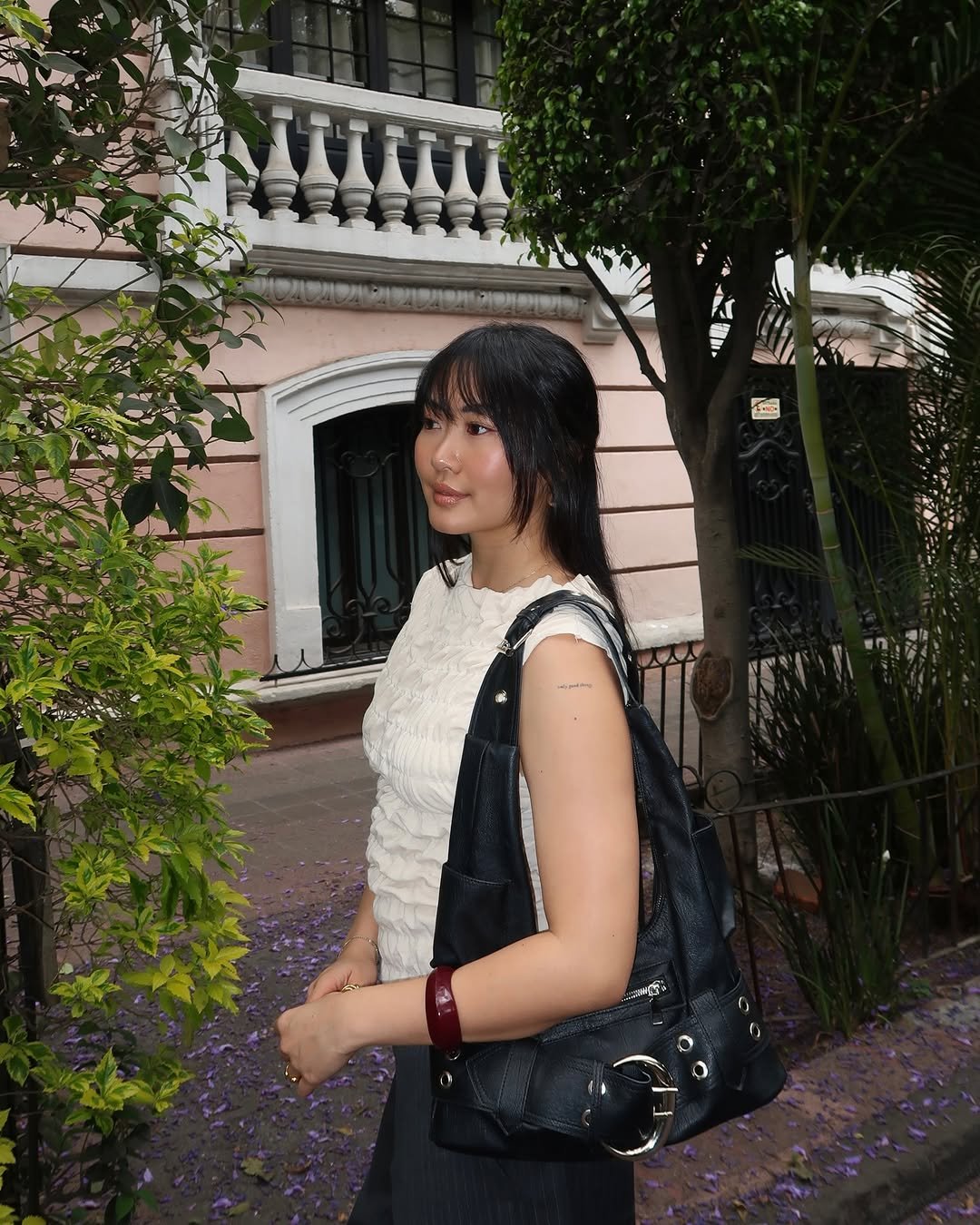 Photo by Samantha Wong on March 27, 2026. May be an image of jacaranda and text.