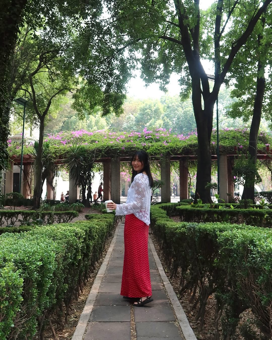 Photo by Samantha Wong on March 28, 2026. May be an image of sarong, outdoors and text.