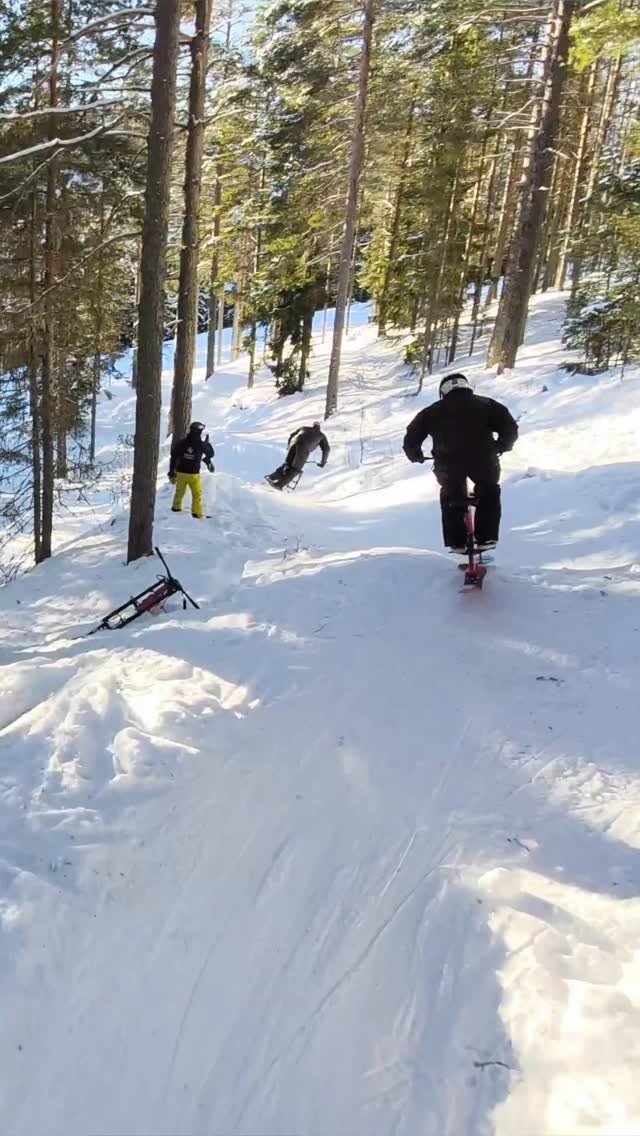 sampilgrim 게시물 이미지: Ski bikes with @maxfredriksson were epic! Link...