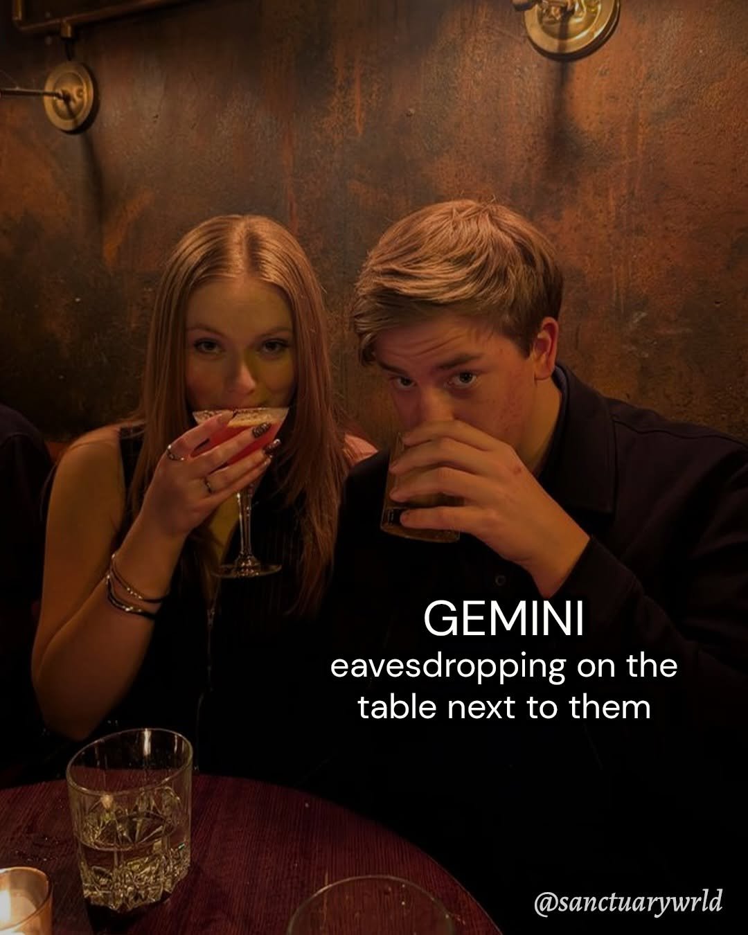sanctuarywrld 게시물 이미지: Gemini and their bestie are trying to figure...