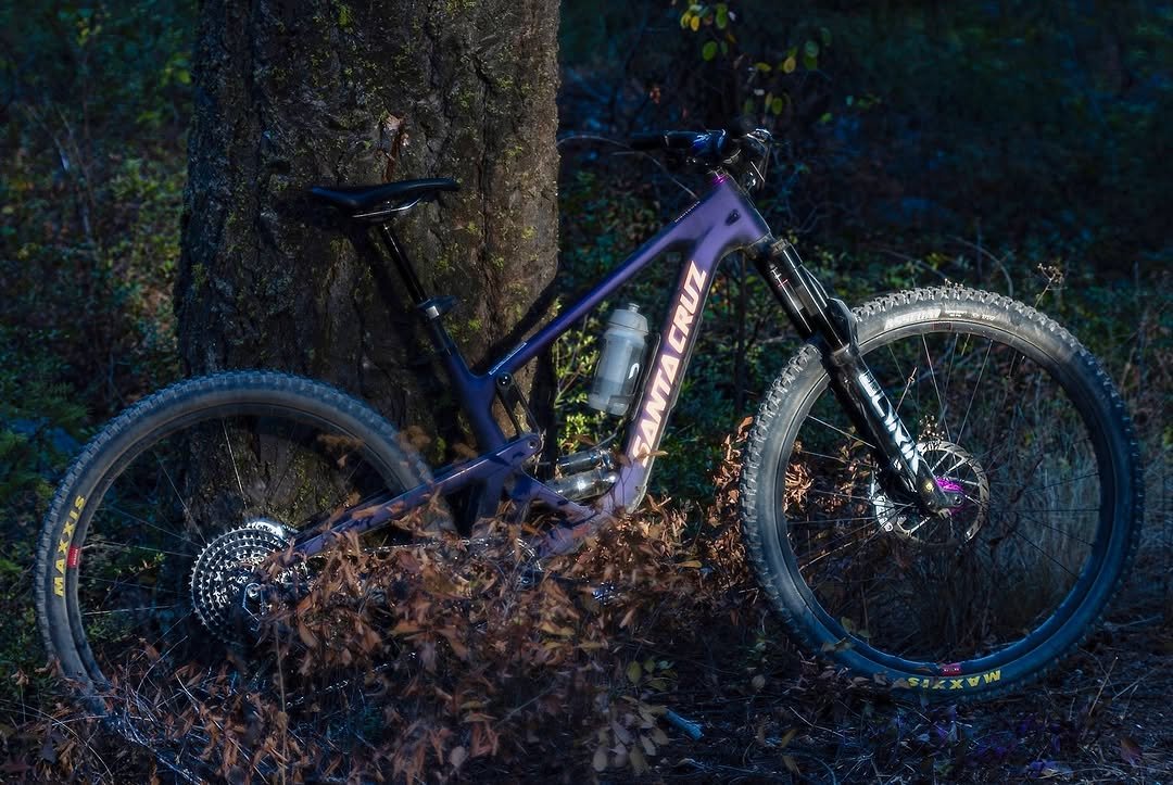 Photo shared by Santa Cruz Bicycles on October 01, 2025 tagging @woofholcomb, and @ht.sqd. May be an image of bicycle and text.