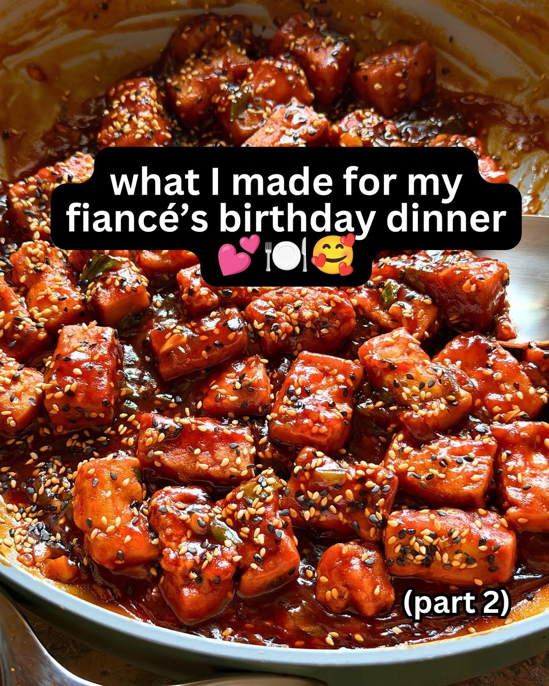 sarahsvegankitchen_ 게시물 이미지: Part 2 of Eric’s birthday dinner! (Btw the...