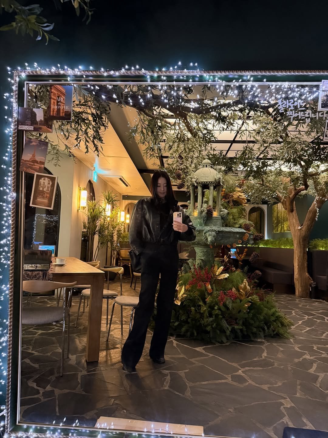 Photo by 김사랑 sarang Kim. on November 28, 2025. May be an image of lighting, outdoors and text.