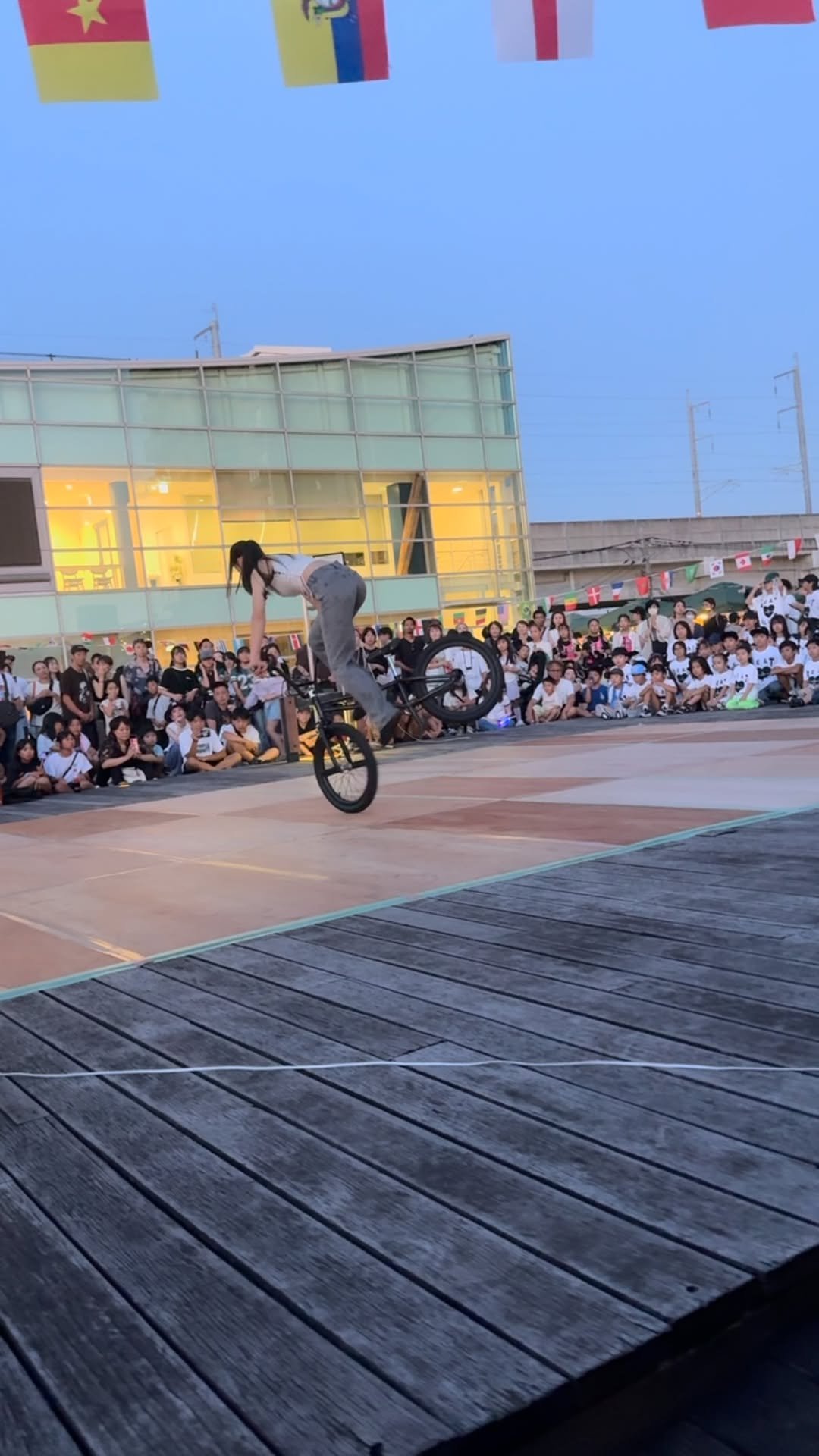 sariya_bmx 게시물 이미지: #博多南夏祭り🌺
@bicycle_store_crank 

#bmx#bmxflatland
