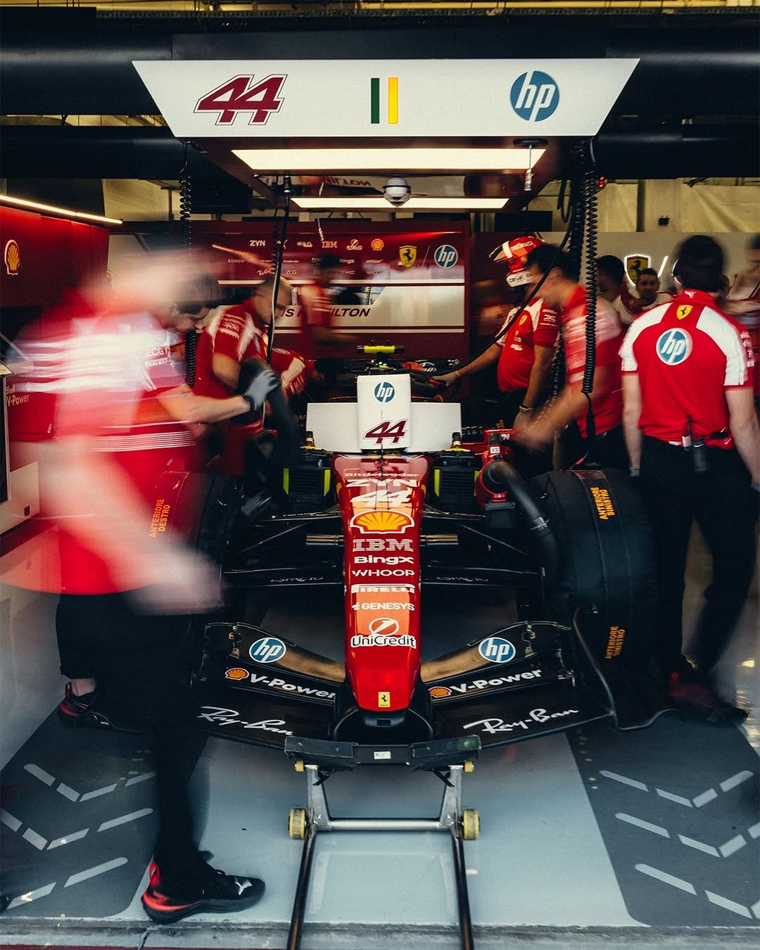 Photo by Scuderia Ferrari HP on February 20, 2026. May be an image of racing vehicles and text.