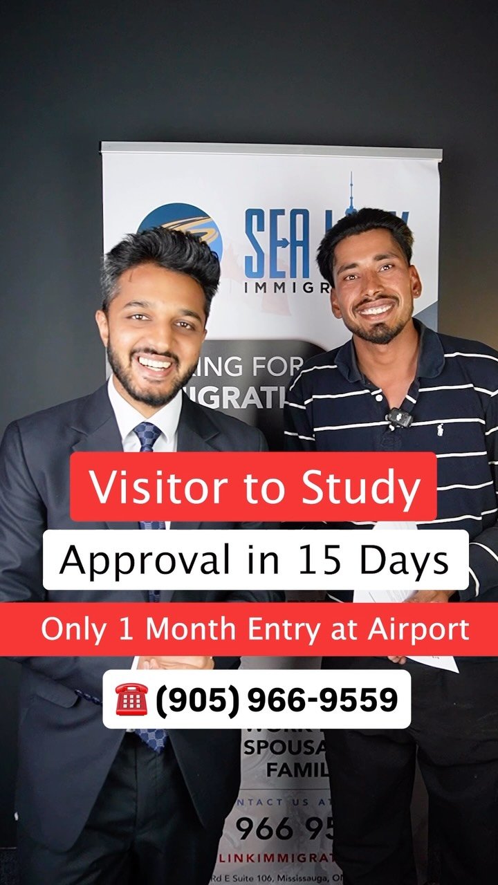 sealinkimmigration 게시물 이미지: Visitor Visa to Study Permit Approval...