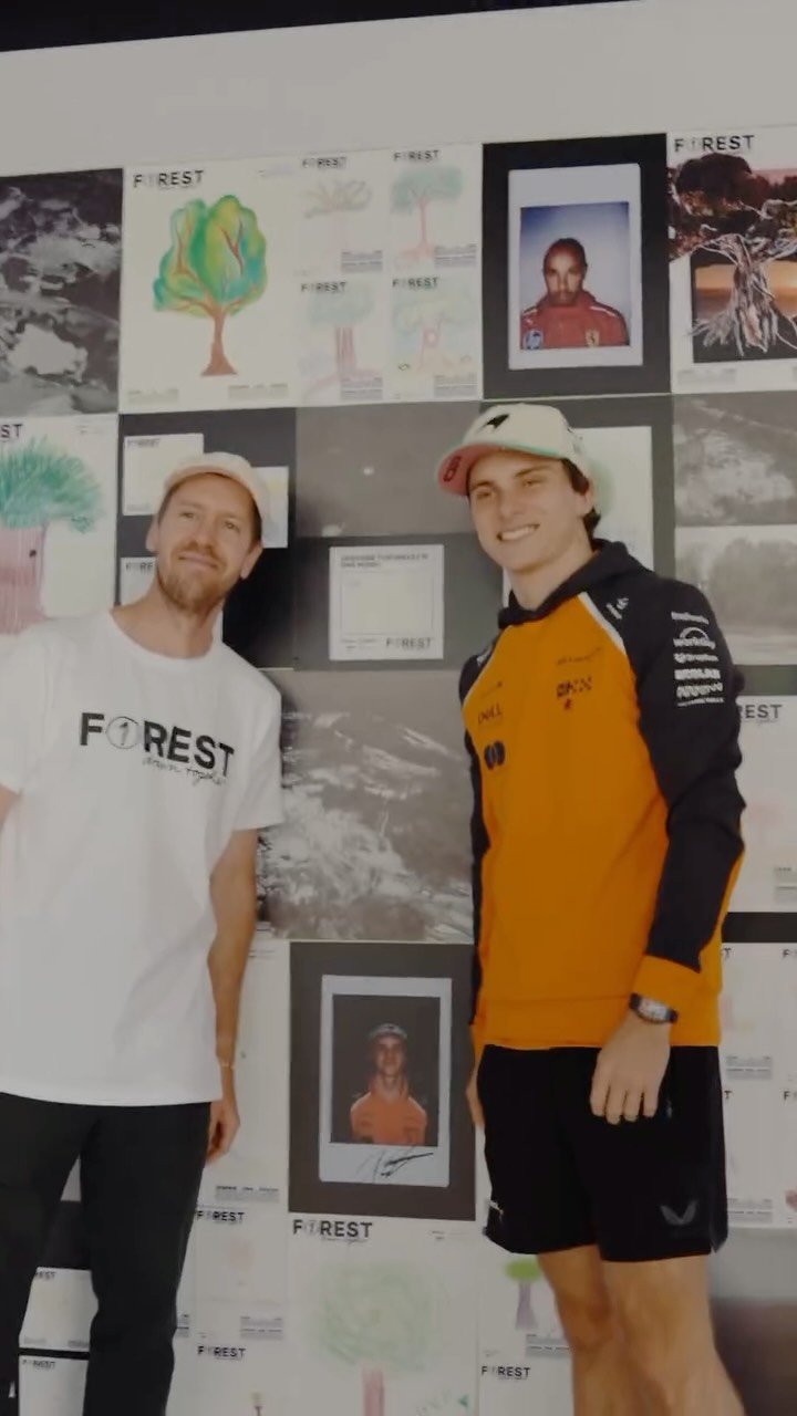 sebastianvettel 게시물 이미지: One garage, many trees.
Each F1 driver created...