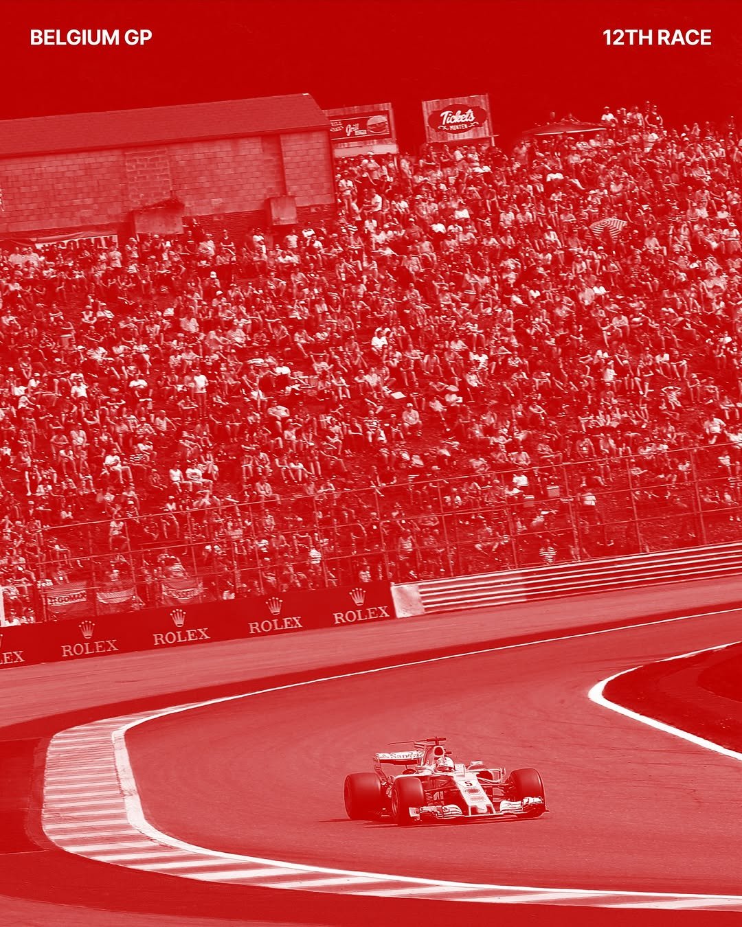 Photo by Sebastian Vettel on April 02, 2026. May be an image of racing vehicles, race car and text.