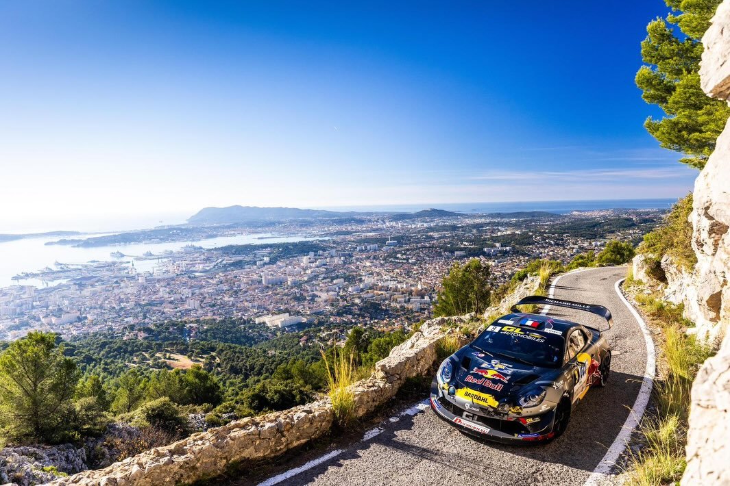 Photo shared by Sébastien Loeb on November 29, 2025 tagging @michelinmotorsport. May be an image of race car, road and text.
