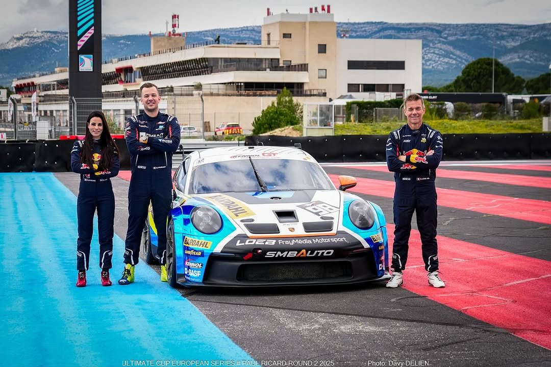 Photo shared by Sébastien Loeb on November 08, 2025 tagging @bardahl_official, and @gp_racing_team26. May be an image of racing vehicles, race car and text.