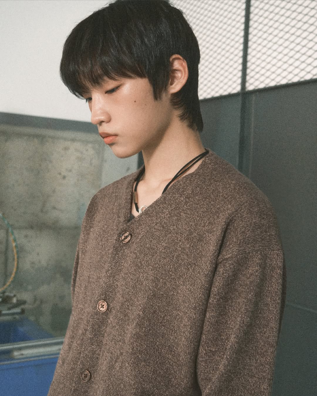 Photo by 세컨모놀로그 on September 11, 2025. May be an image of 1 person, hair, bolo tie and text.