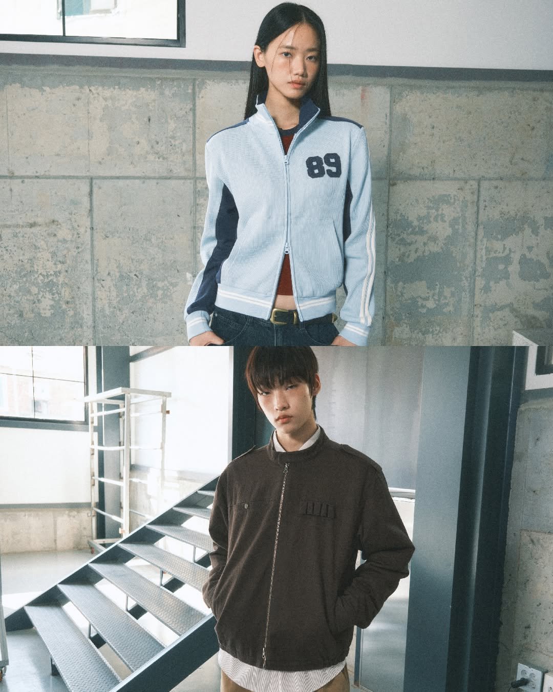 Photo by 세컨모놀로그 on September 22, 2025. May be an image of 2 people, duffle coat, goosedown coat, fleece, raincoat, flight jacket, sweatshirt, parka, top and text.