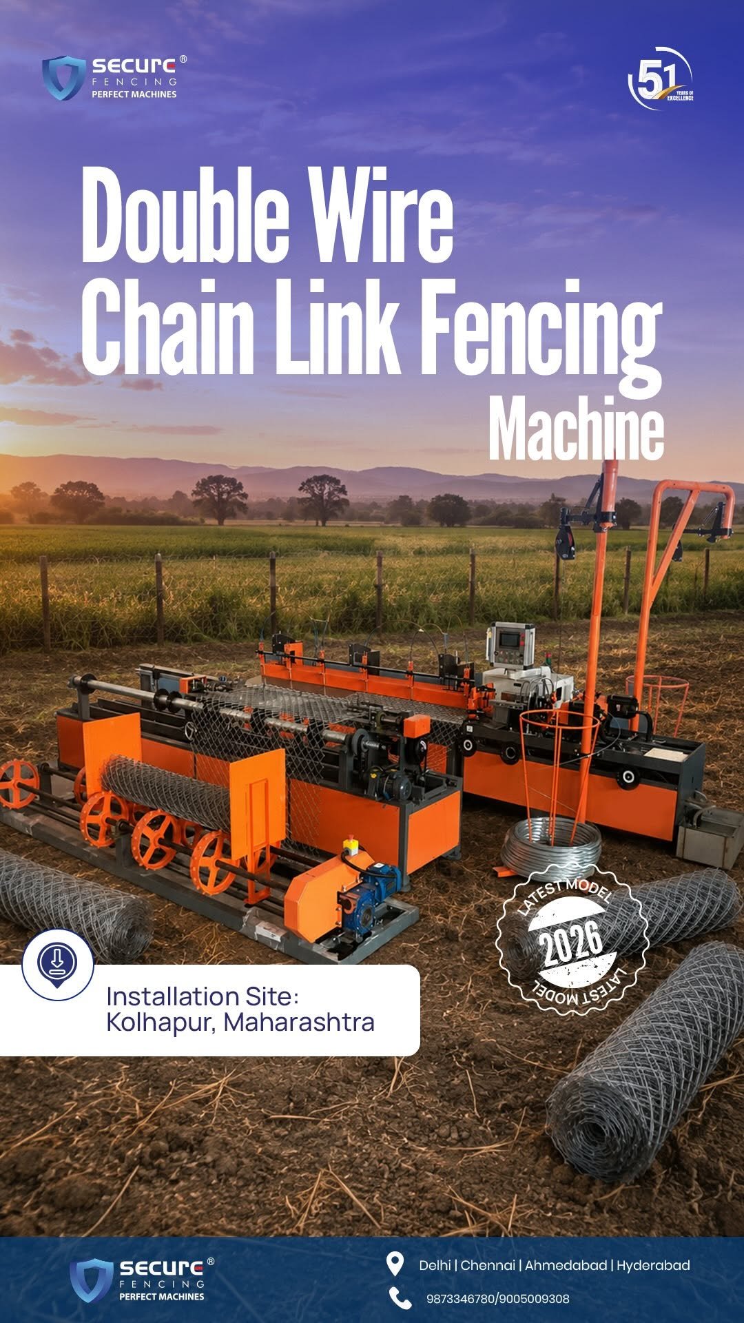securefencingmachine 게시물 이미지: 💰 Manual: ₹2.50/kg
✅ Secure Fencing:...