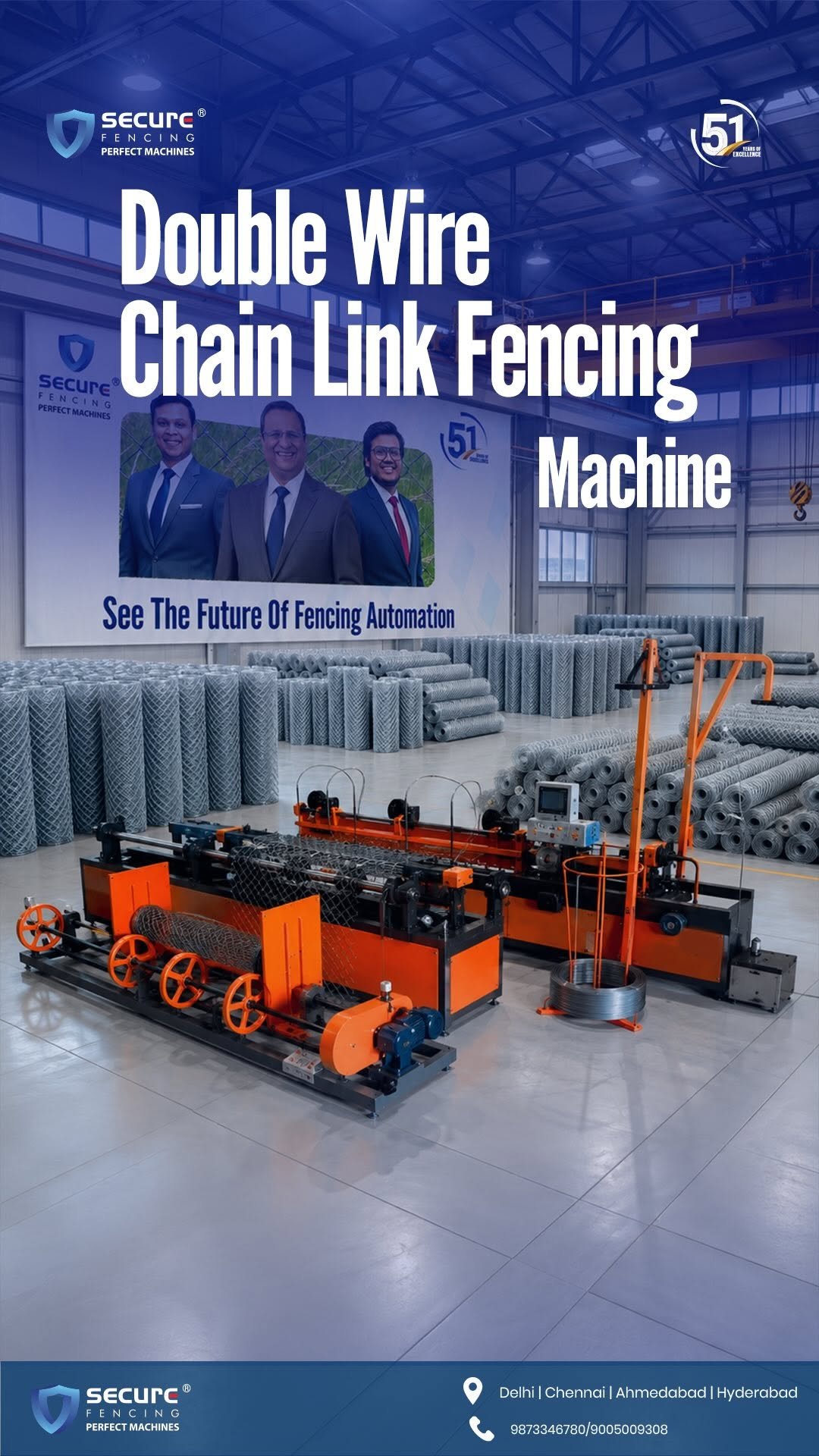 securefencingmachine 게시물 이미지: ₹10 lakh budget mein
kaun si chain link...