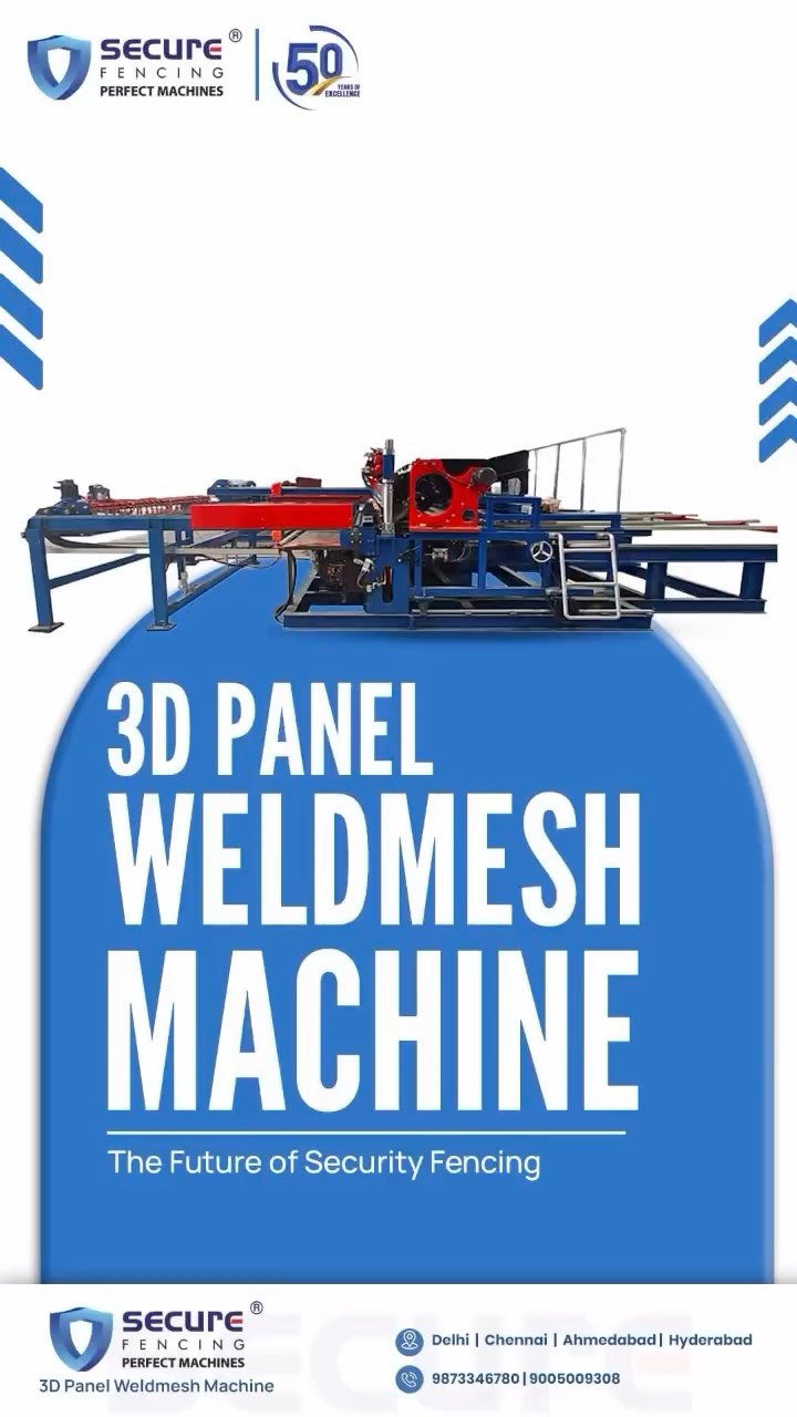 securefencingmachine 게시물 이미지: 3D Panel Weldmesh — 
Sirf fence nahi. Security...