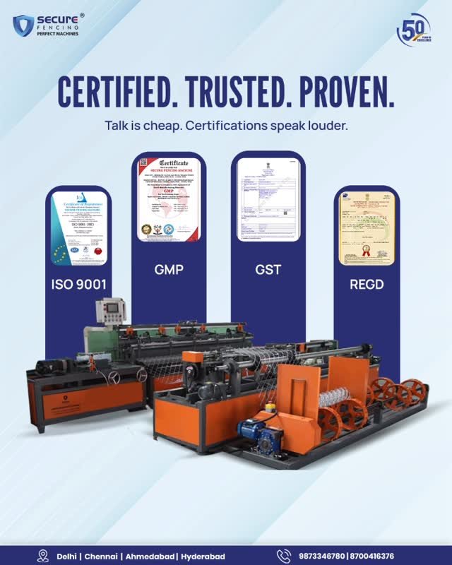 securefencingmachine 게시물 이미지: 𝐈𝐧𝐯𝐞𝐬𝐭𝐢𝐧𝐠 𝐋𝐚𝐤𝐡𝐬 𝐢𝐧 𝐌𝐚𝐜𝐡𝐢𝐧𝐞𝐫𝐲? 💰
𝐀𝐬𝐤 𝐅𝐨𝐫...