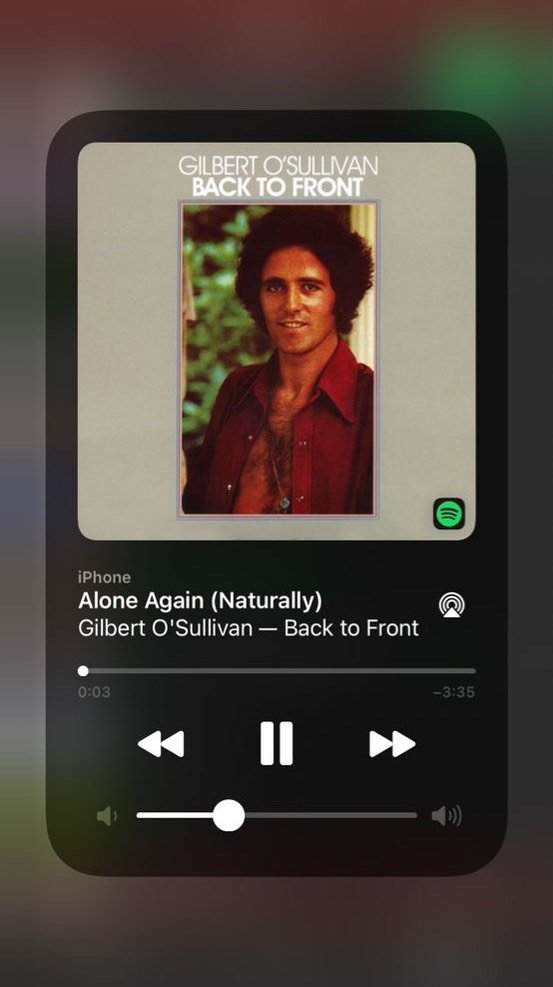 seesawboard 게시물 이미지: 길버트 오설리번의 〈Alone Again (Naturally)〉

1972년,...