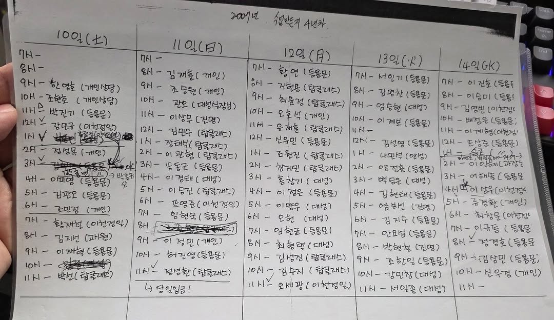 Photo by 멘탈리스트 박세니 on December 21, 2025. May be an illustration of ticket stub, blueprint, calendar, crossword puzzle and text.