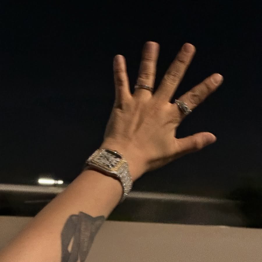 Photo by 김 남희 in Seoul, Korea. May be an image of 1 person, wrist watch, night and text.