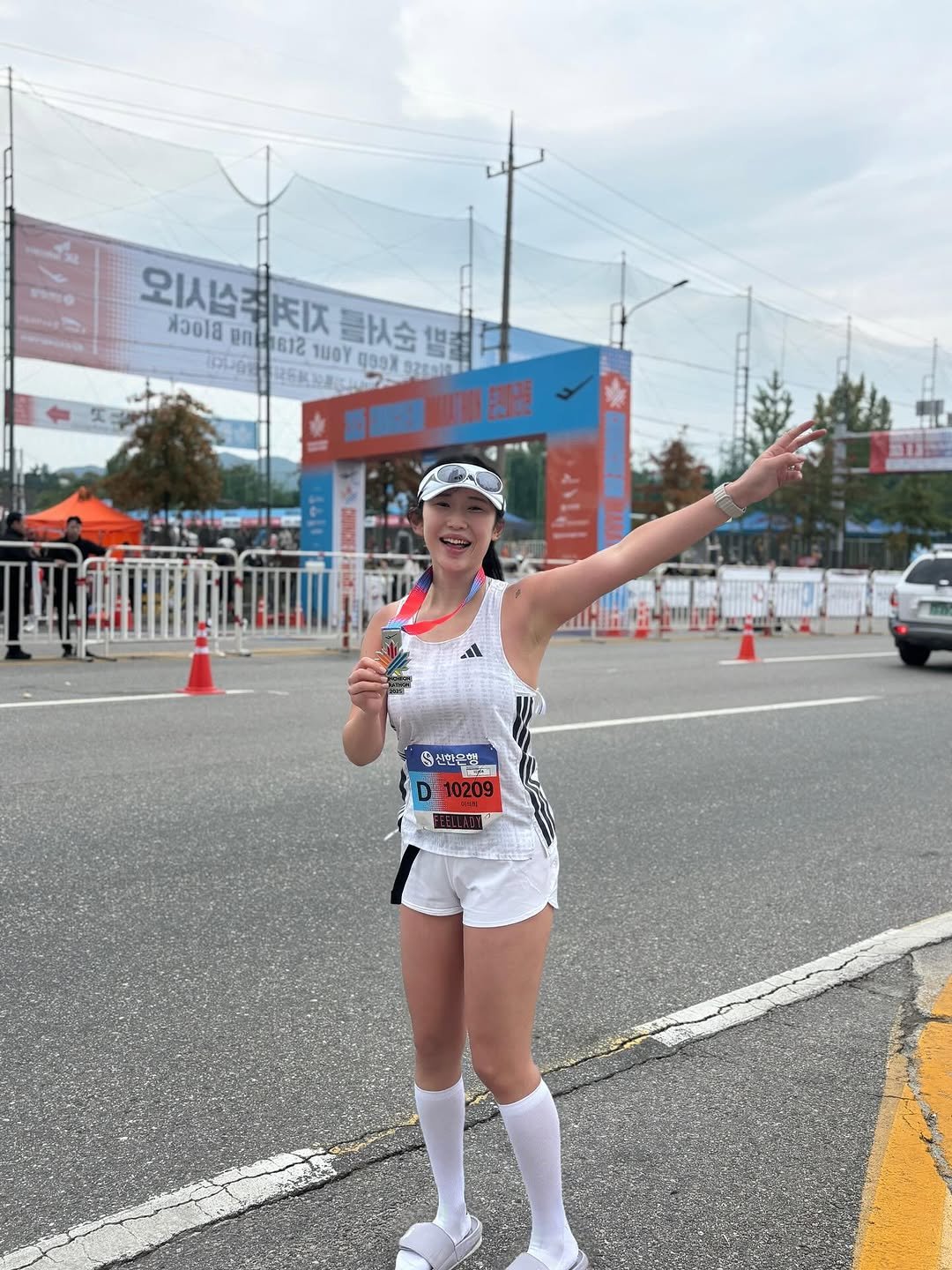 Photo shared by seokurious on October 27, 2025 tagging @chuncheon_marathon.