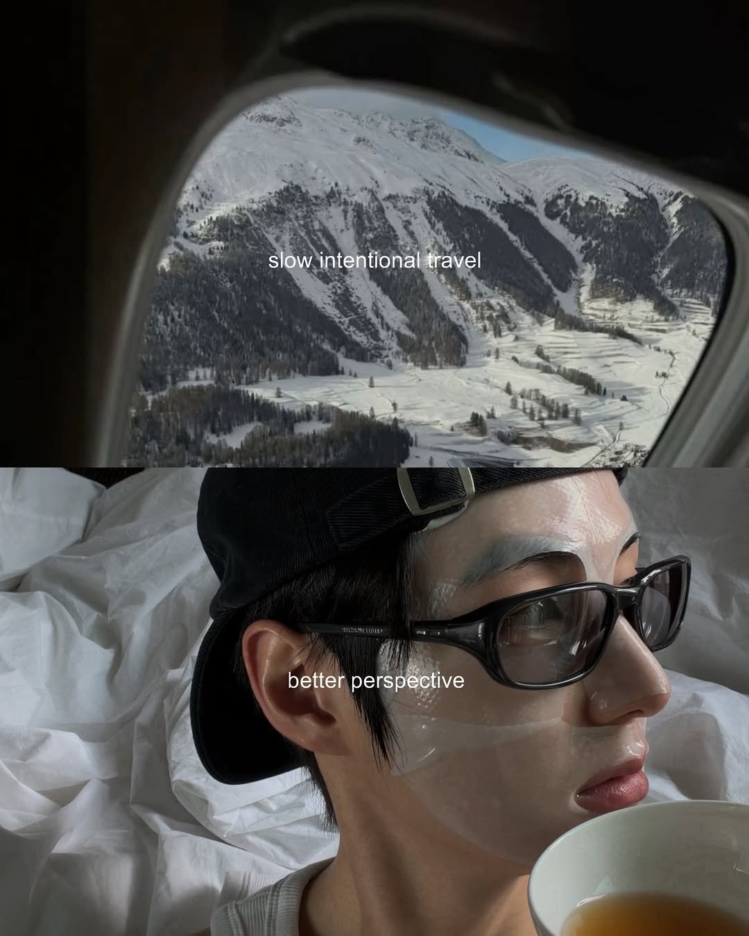 Photo by 정선혁 Seon Hyeok on December 31, 2025. May be an image of text that says 'slow inten low.intentionaltravel tional travel intentional better perspective'.