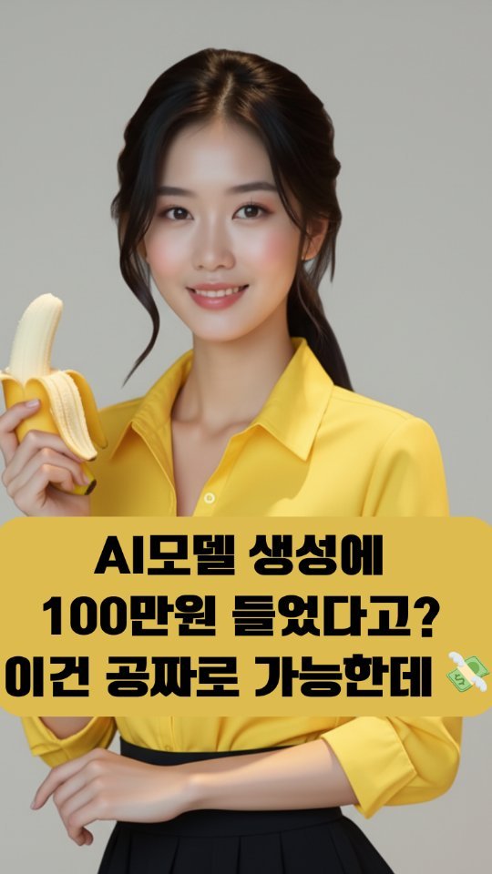 seoryong40 게시물 이미지: AI모델 생성에 100만원 들었다고? 이건 공짜로 가능한데!!! 👇
저처럼 비싼...