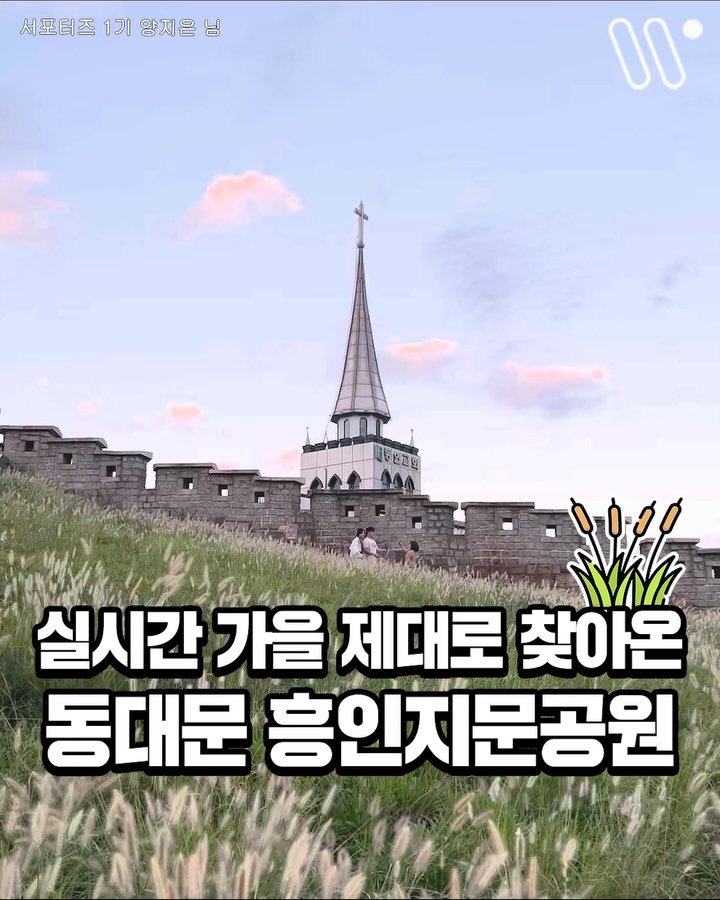 seoul_trends 게시물 이미지: 가을이 제대로 찾아왔다는 곳🌾
동대문역에서 내리면 바로 보이는 흥인지문공원!

가을...