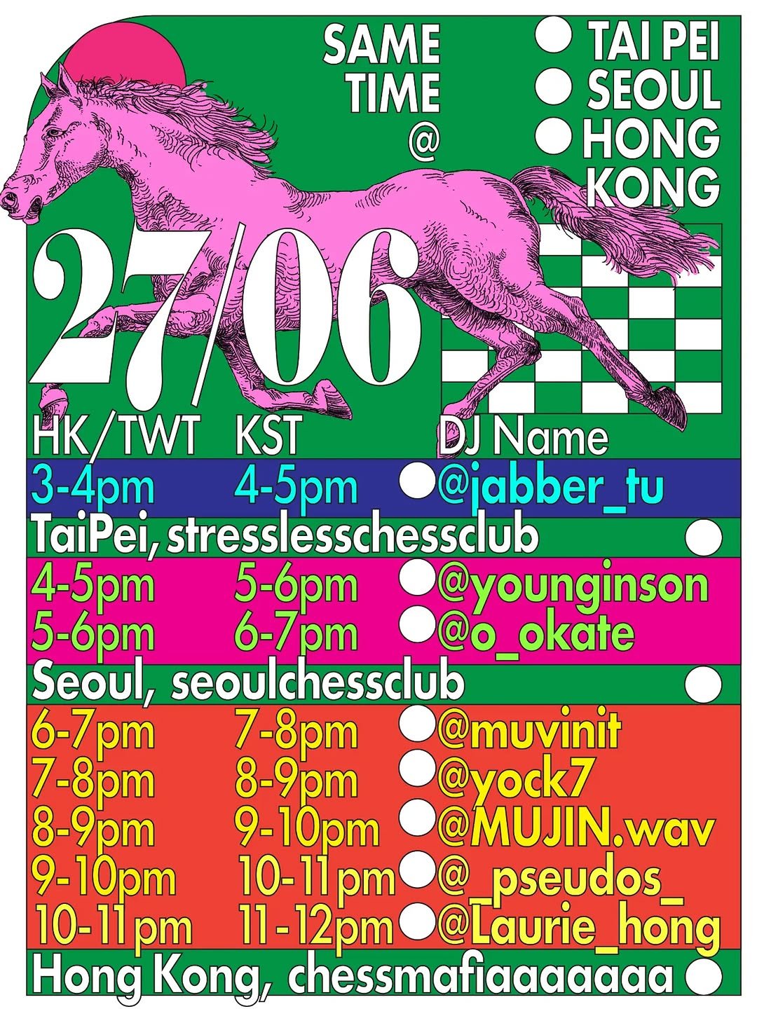 seoulchessclub 게시물 이미지: [06/27] KNIGHT MARKET Vol.001 DJ...