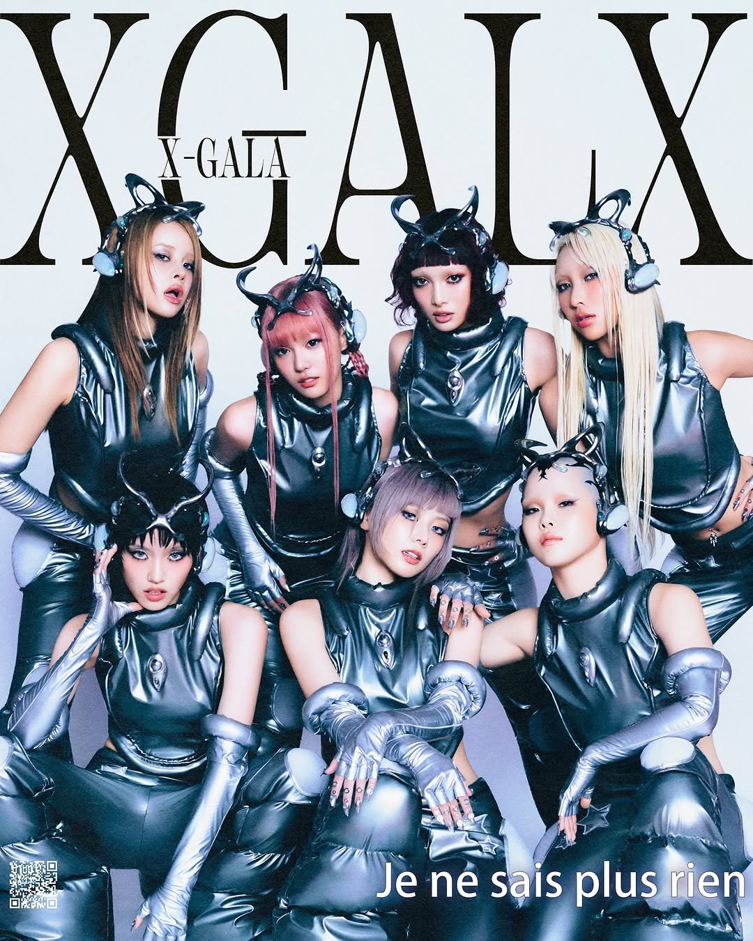 Photo shared by 김서울 Seoul Kim on September 25, 2025 tagging @xgofficial. May be an image of 6 people, magazine, poster and text.