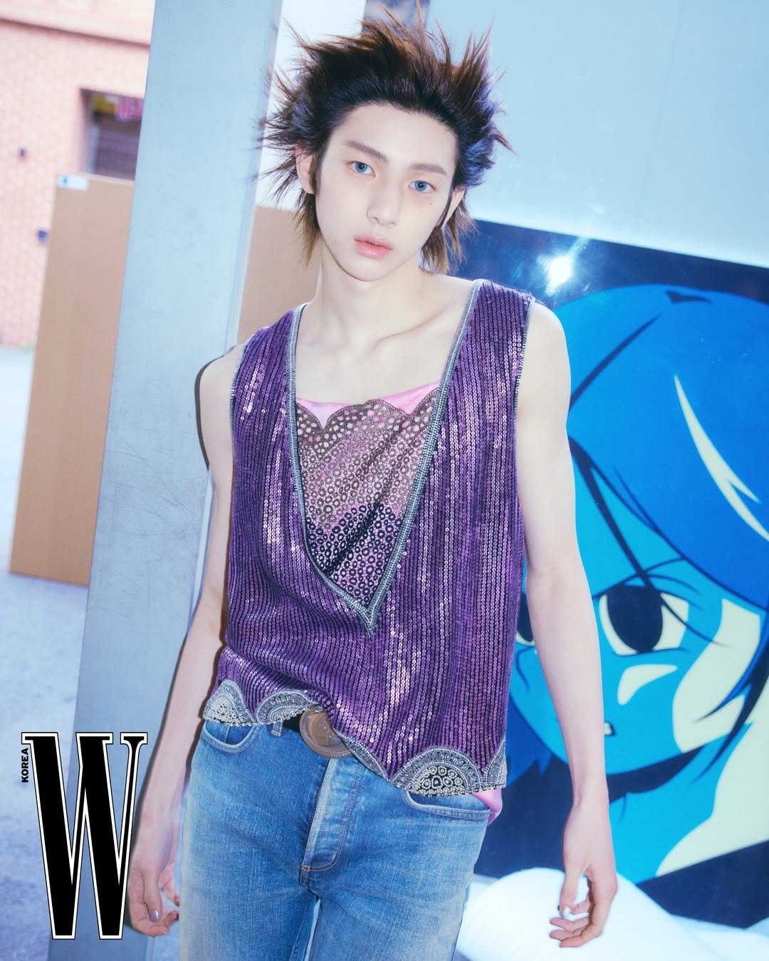 seoulthenailworker 게시물 이미지: Silver scuffed manicure for Juhoon @cortis @wkorea