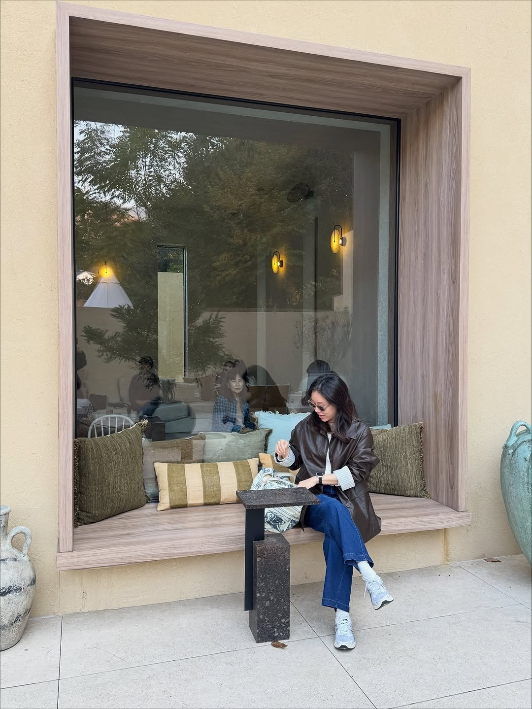 Photo by sera jung on November 12, 2025. May be an image of cornflower, window and text.