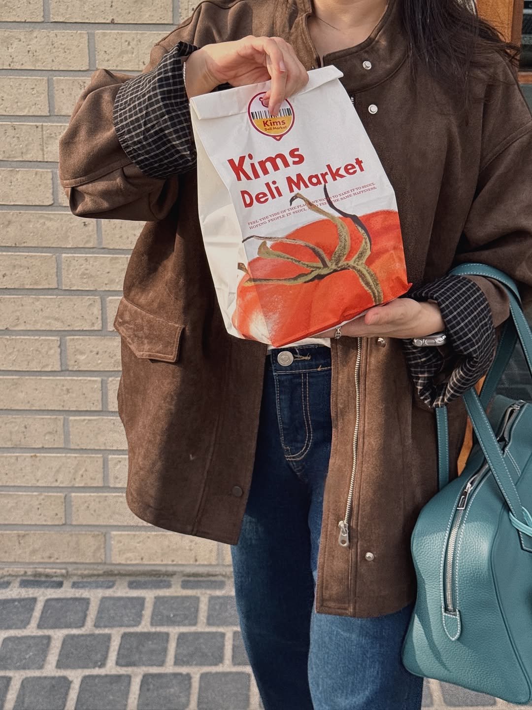 Photo by sera jung on October 30, 2025. May be an image of baguette, plastic bag, grocery bag and text.