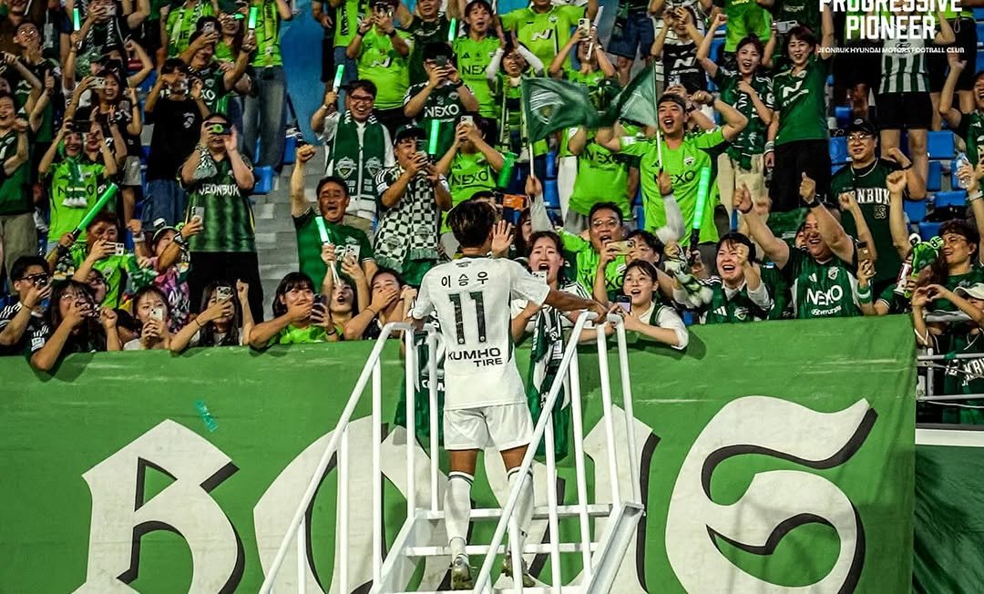 Photo shared by SW 🇰🇷 이승우 on August 28, 2025 tagging @jeonbuk1994.