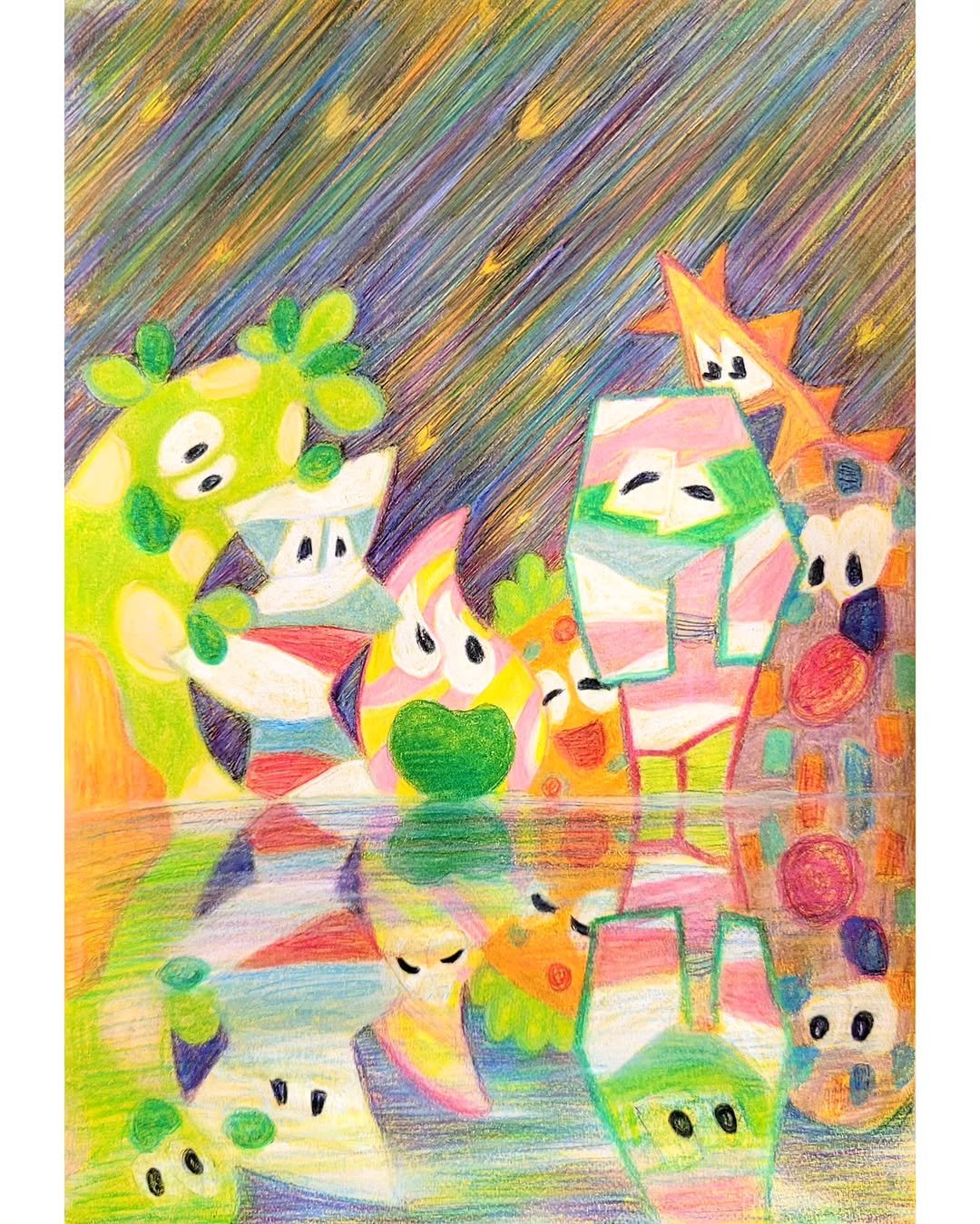 seungyeonjeong_ 게시물 이미지: 빛이 되어줄게 Starry Night✨️⭐️🌟
20.6x14.2cm, Colored...