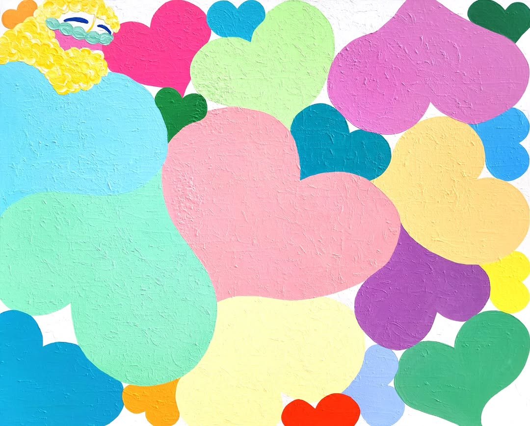 Photo by 정승연 on October 25, 2025. May be pop art of heart and text.