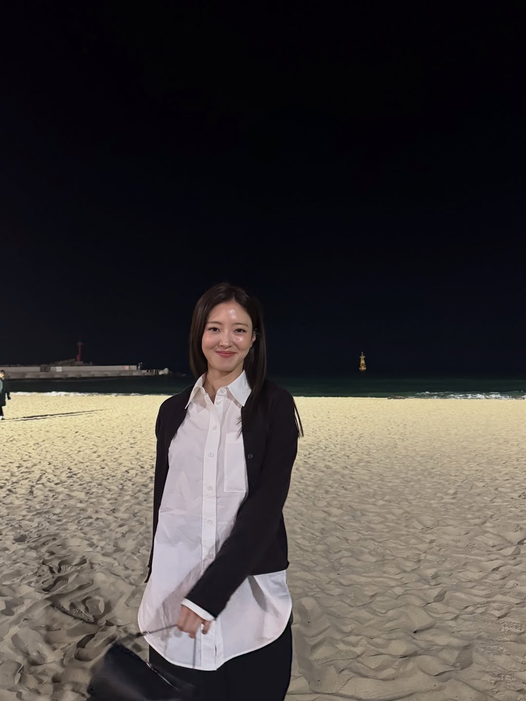 Photo by Seyoung Lee on March 03, 2026. May be an image of beach, night and text.