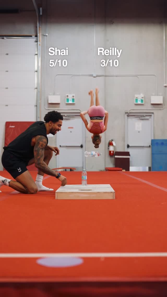 shaiross83 게시물 이미지: Father Vs Daughter backflip challenge😬