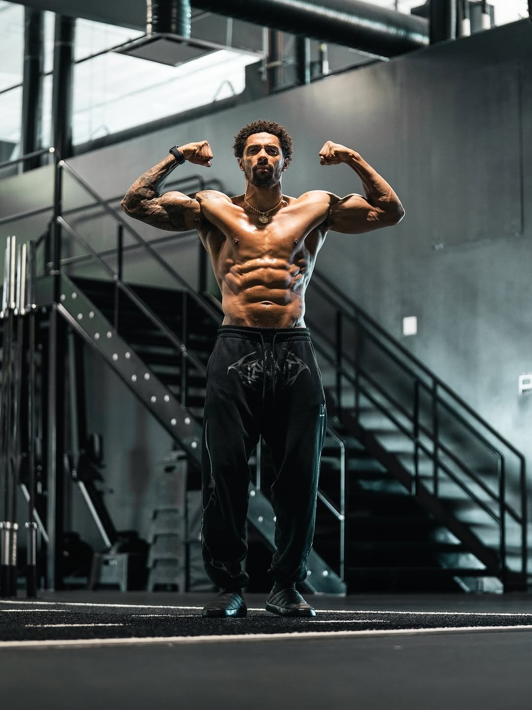 Photo by SHAI ROSS | Winnipeg Fitness📍 on September 28, 2025. May be an image of 1 person, biceps, body building, activewear, sportswear and text.