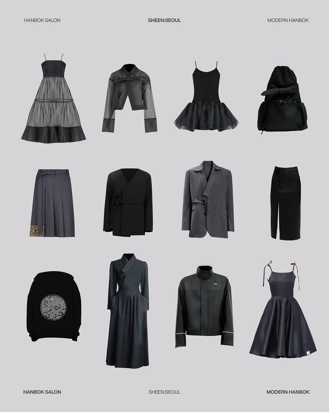 Photo by 신서울 | 한복 on April 03, 2026. May be an image of overcoat, cloak, kilt and text that says 'HANBOKSALON B SALON SHEEN:SEOUL MODERNHANBOK HANBOKSALON BOK SALON SHEEN:SEOUL N:SEOUL MODERN MODERNHANBOK HANBOK'.