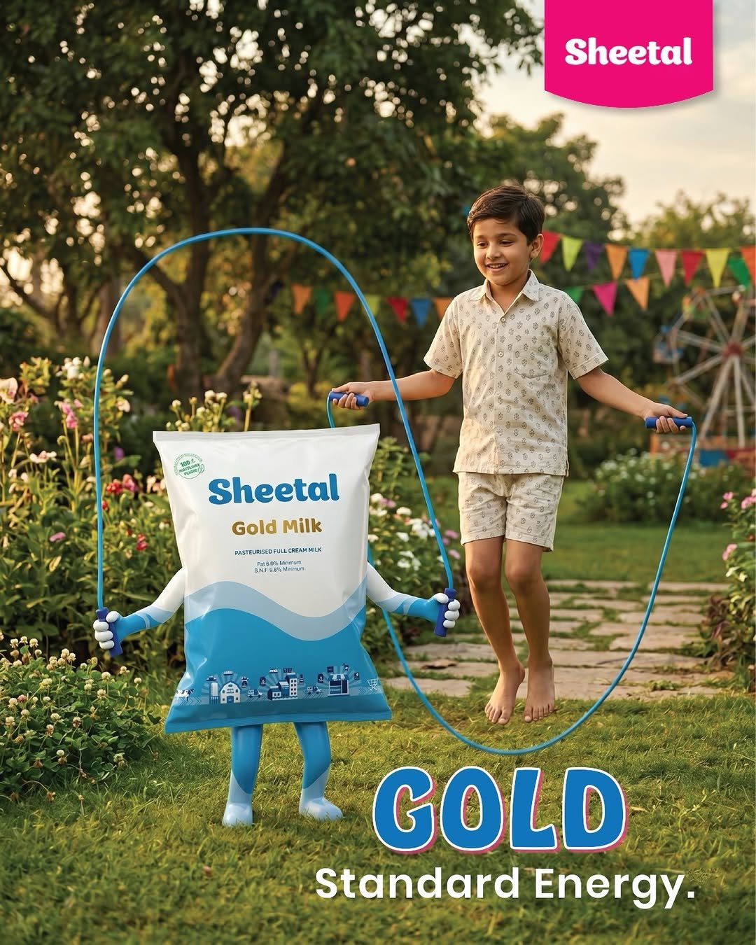 sheetalfoodworld 게시물 이미지: Jumping into the day with GOLD Standard...