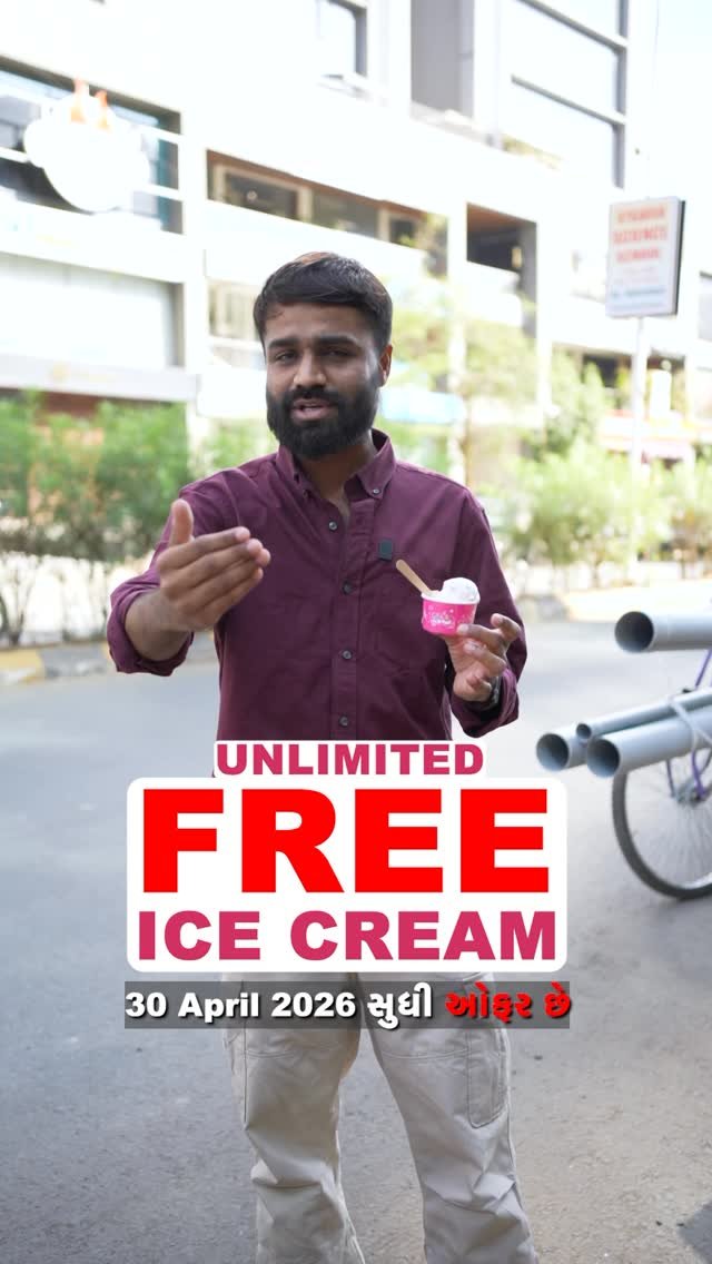 sheetalfoodworld 게시물 이미지: Free Unlimited Ice cream!!